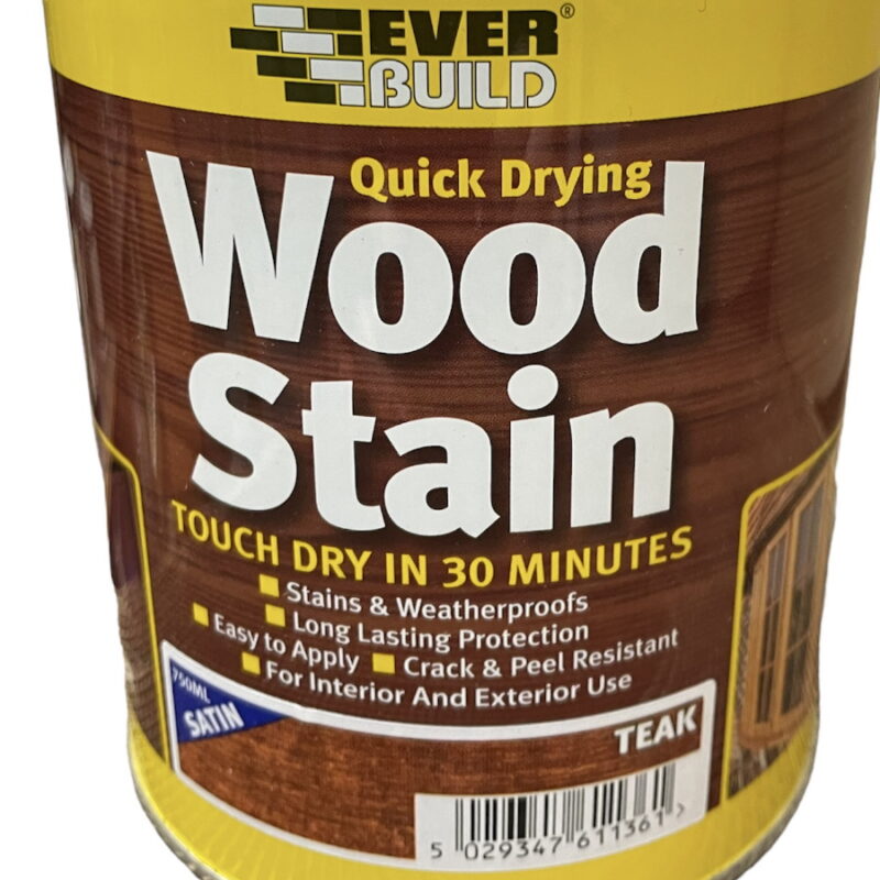 WOODSTAIN EVERBUILD Βερνίκι εμποτισμού σατινέ 750 ml