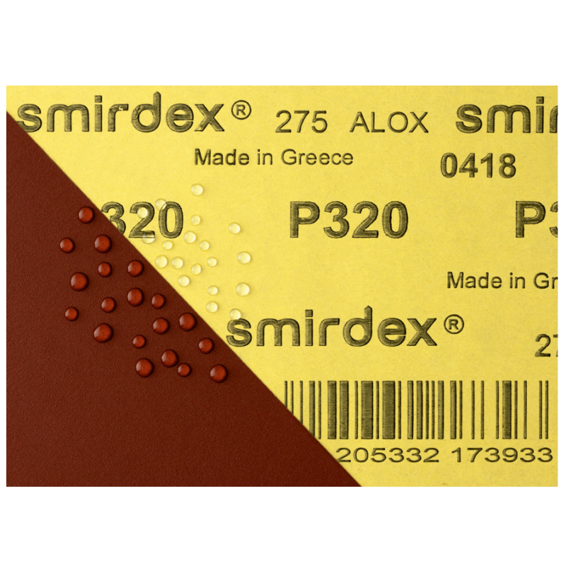 Αδιάβροχο φύλλο 230X280mm SMIRDEX ALOX 275